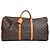 Louis Vuitton Monogram Bandoulière Keepall Marrone