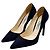 Prada Décolleté stiletto in scamosciato blu notte - vista 3