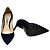 Prada Décolleté stiletto in scamosciato blu notte - vista 4