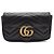 Gucci Bolsa transversal Super Mini Marmont Matelassé Preto