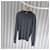 Hermès Strickpullover aus Kaschmir Grau Braun  - Ansicht 2