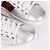 Gucci Baskets Three Stripes Argent Métallique Argenté - vue 5