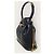 Dior Borsa bucket media in pelle con logo CD in rilievo nero - vista 3