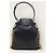 Dior Borsa bucket media in pelle con logo CD in rilievo nero - vista 6