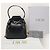 Dior Borsa bucket media in pelle con logo CD in rilievo nero - vista 8