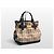 Burberry GOLDERTON Haymarket Check Ledertasche in Braun - Ansicht 2