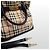 Burberry GOLDERTON Haymarket Check Ledertasche in Braun - Ansicht 7