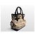 Burberry GOLDERTON Haymarket Check Ledertasche in Braun - Ansicht 9