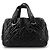 Chanel Borsa Bowling e Tote Timeless CC Logo in Caviar Nero - vista 2