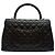 Chanel Bolso Large Flap Black Interior Chip Negro - vista 5