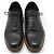 Louis Vuitton Schwarze Schnürschuhe aus Leder mit Bändern