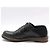 Louis Vuitton Schwarze Schnürschuhe aus Leder mit Bändern - Ansicht 3