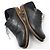 Louis Vuitton Schwarze Schnürschuhe aus Leder mit Bändern - Ansicht 8