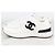 Chanel Sneakers in mesh e scamosciato in pelle di vitello bianco - vista 4