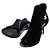 Dior Christian Black Suede Open Toe Side Zip Ankle Boots Heel - view 7