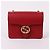 Gucci GG Gold Interlocking Red Chain Crossbody Bag Rot - Ansicht 2