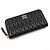 Miu Miu Black Matelassé Nappa Gold Wallet - view 3