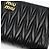 Miu Miu Black Matelassé Nappa Gold Wallet - view 7