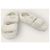Prada Sandali con listino in shearling e logo a triangolo bianco - vista 4