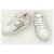 Hermès Sneakers Abain-Taj in shearling con logo bianco - vista 3