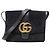 Gucci Borsa a tracolla Ali in scamosciato nero GG Marmont