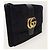 Gucci Borsa a tracolla Ali in scamosciato nero GG Marmont - vista 4