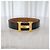 Hermès Buckle Reversible Belt Black Gold Matte Finish Men's Leather - view 6