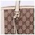 Gucci Piccola borsa a tracolla con zip in tessuto GG bianco - vista 2