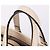 Gucci Piccola borsa a tracolla con zip in tessuto GG bianco - vista 5