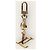 Louis Vuitton Portachiavi Charm Paisette LV in Oro D'oro - vista 3