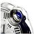 Cartier Balloon Blue Steel Uhr Silber - Ansicht 7