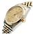 Rolex Orologio Combi da Uomo Datejust con Quadrante Oro Champagne e Diamanti D'oro - vista 10