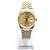 Rolex Orologio Combi da Uomo Datejust con Quadrante Oro Champagne e Diamanti D'oro - vista 3