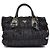 Prada Tote e borsa a tracolla in Tessuto Gaufre Nero