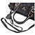Prada Tote e borsa a tracolla in Tessuto Gaufre Nero - vista 5