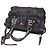 Prada Tote e borsa a tracolla in Tessuto Gaufre Nero - vista 6