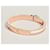 Hermès Pulseira Mini Click Kelly para Mulher Ouro Rosa Creme Laranja  - vista 3