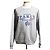 Balenciaga Sweatshirt mit besticktem Logo Grau Braun