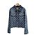 Louis Vuitton Damier Denim Hemdjacke (Größe Mehrfarben