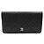Chanel Long Portefeuille Flap Classique Intemporel en Caviar Souple Argent