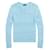 Ralph Lauren Strickpullover aus Pima-Baumwolle mit Zopfmuster Blau