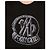 Moncler T-Shirt mit großem handgezeichnetem Logo Schwarz - Ansicht 7