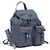 Prada Triangle Logo Re-Nylon Small Backpack Blue - view 5