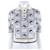 Gucci PK Kurzarm-Strickshirt Weiß