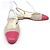 Chanel Slingback in Tweed Rosa