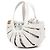 Bottega Veneta Refurbished White Shell Bag Weiß