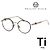 Philipp Plein Titanium Eyeglass Frame Round Lightweight Luxury Metal Frame PLEIN GLAM SUNSET