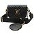 Louis Vuitton Borsa a tracolla Black New Wave Multi Pochette Nero