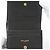 Saint Laurent Black Monogram Grained Poudre Embossed Leather Small Wallet stamp: - view 13