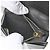 Saint Laurent Black Monogram Grained Poudre Embossed Leather Small Wallet stamp: - view 15